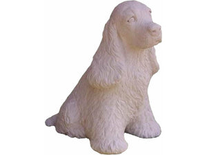 Tuinbeeld Cocker Spaniel (Wit)